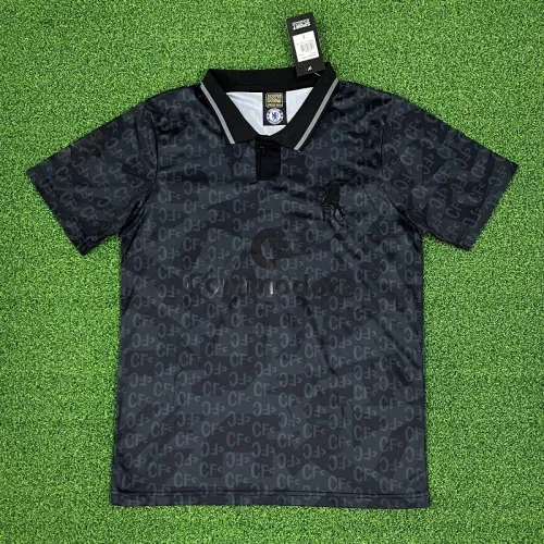 Retro 90 Chelsea  football Jersey black