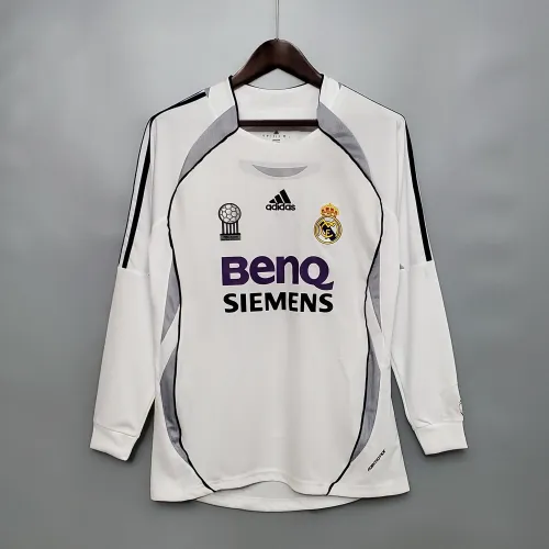 Retro Real Madrid Long sleeve 06/07 home
