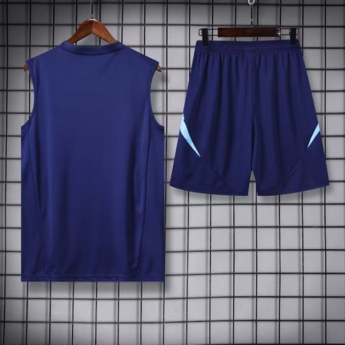 24/25 Arsenal Short sleeve royal blue training suit
