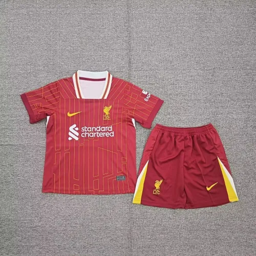 24/25 liverpool home kids kit