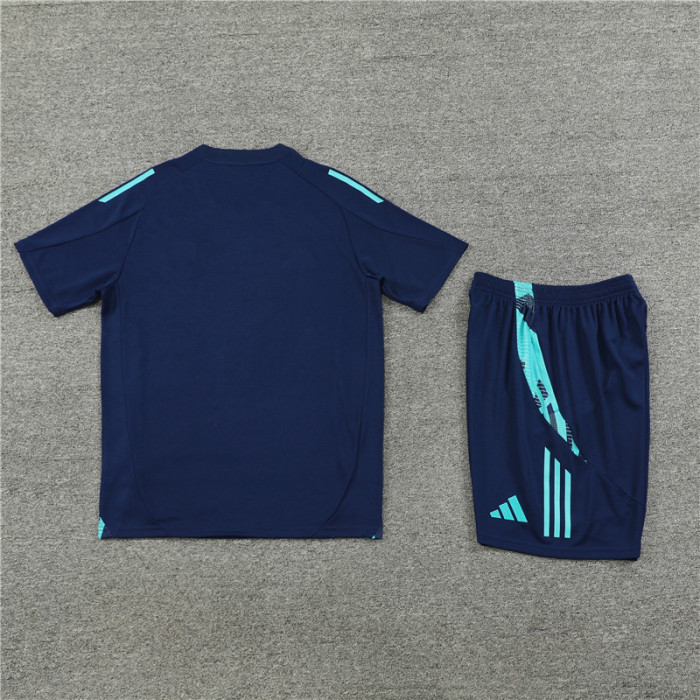 24/25 Arsenal kids Short sleeve Royal Blue training suit