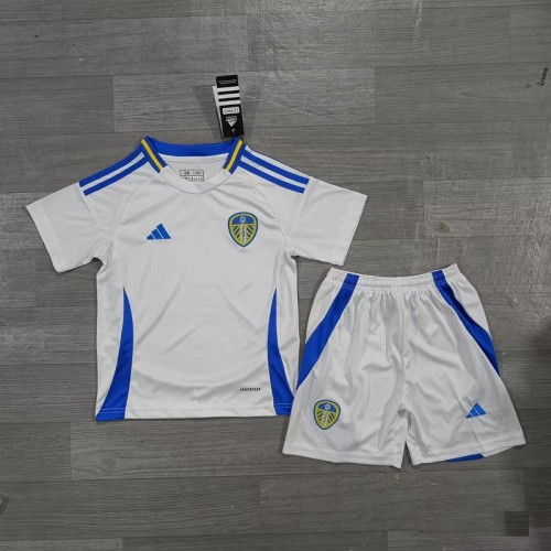 24/25 Leeds United home kids kit