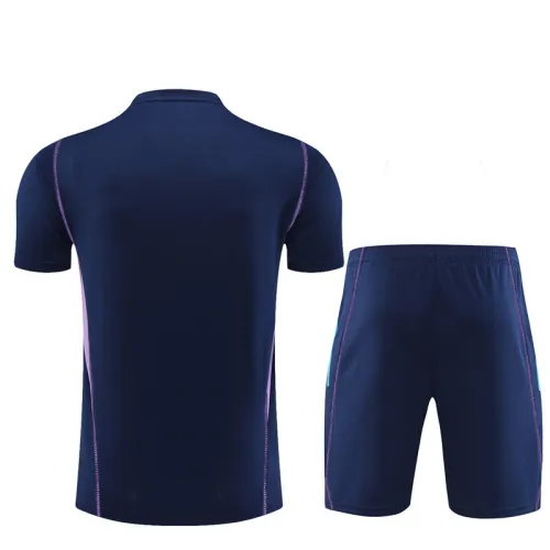 23/24 Argentina kids Short sleeve Royal blue training suit