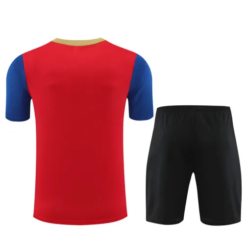24/25 Barcelona Short sleeve red training suit
