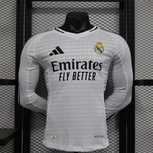 24/25 Real Madrid home Long sleeved Player Version