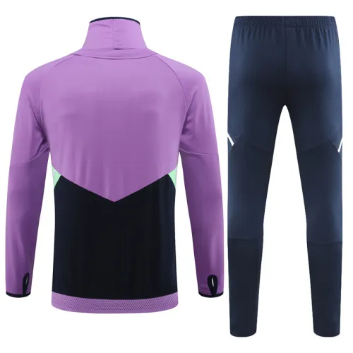 23/24 Real Madrid purple High-Neck training suit