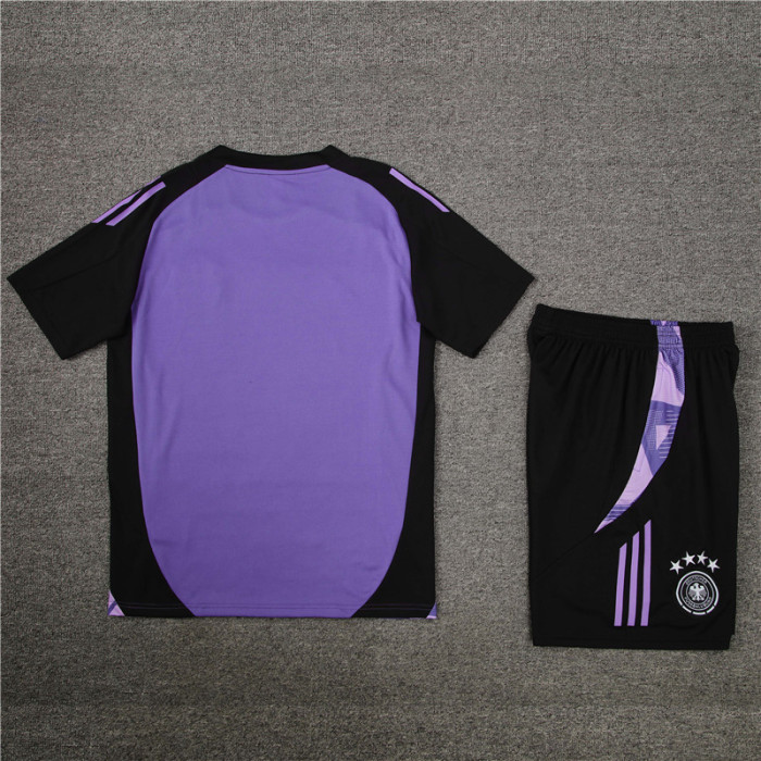 24/25  Germany short -sleeved training suit Purple