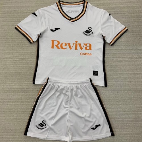 24/25 Swansea City home kids kit