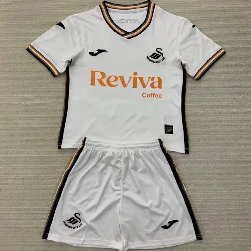 24/25 Swansea City home kids kit