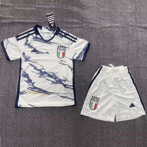 23/24 italy national team Away kids kit with socks