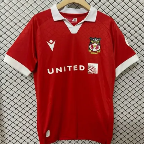 24/25 Wrexham home football Jersey
