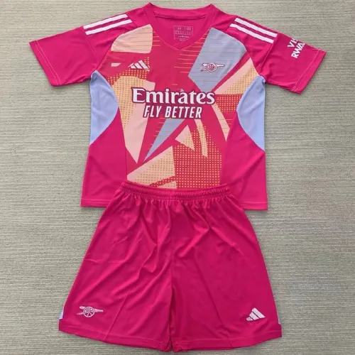 24/25 Arsenal pink goalkeeper Kids kit
