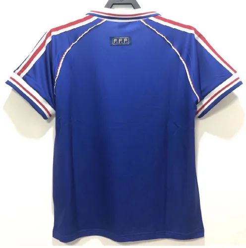 Retro 1998 France home football jersey
