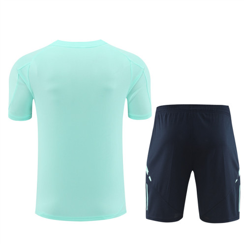 24/25 Real Madrid kids Short sleeve Hulan color training suit
