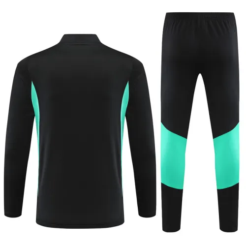 23/24 Manchester United kids Black Green training suit