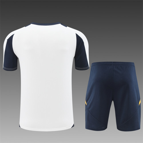 24/25 Real Madrid Short sleeve training suit white