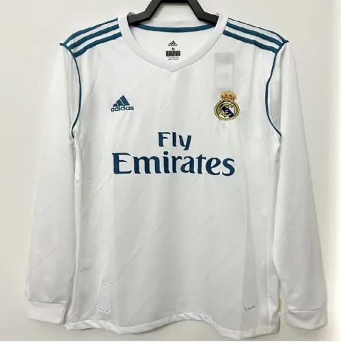 Retro 17/18 Real Madrid home Long sleeve