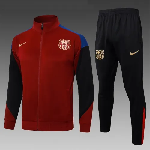 24/25 Barcelona kids Jujube red jacket