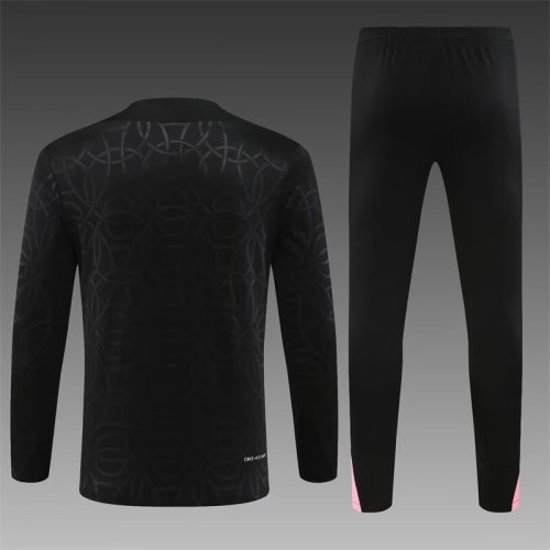 24/25 PSG black Jordan training suit