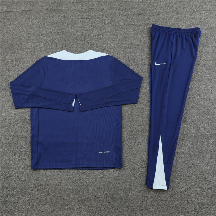 24/25 France kids training suit Royal Blue