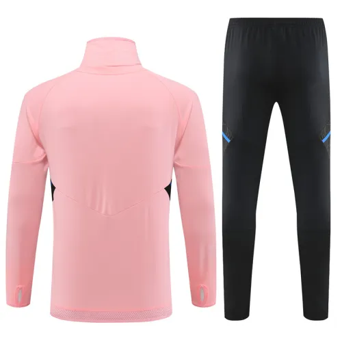 23/24 Manchester United pink High-Neck training suit