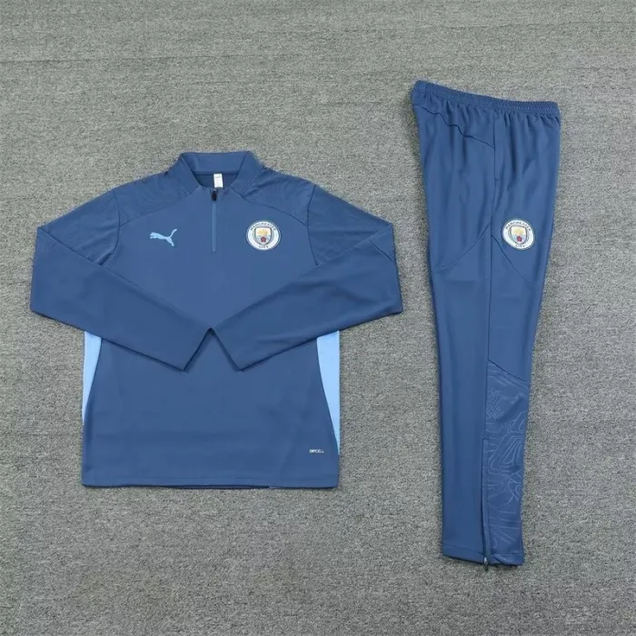 24/25 Manchester city kids Royal Blue training suit