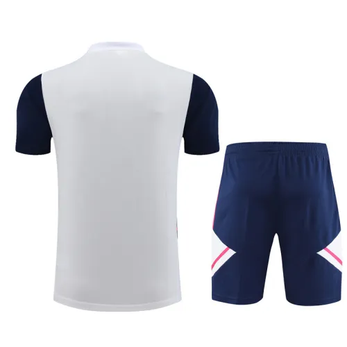 23/24 Arsenal kids Short sleeve white training suit