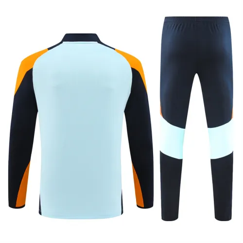 24/25 Real Madrid Kids training suit Yellow Blue
