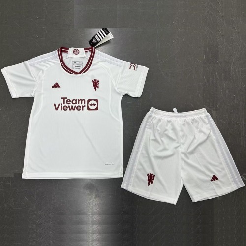 23/24 Manchester United third kids kit with sock