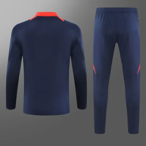 24/25 Manchester United kids training suit Royal Blue