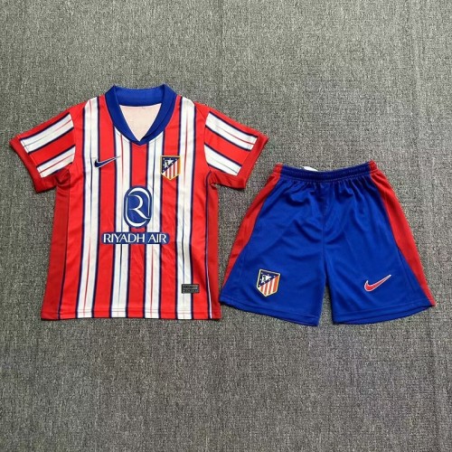 24/25 Atletico Madrid home kids kit