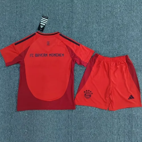 24/25 bayern munich home kids kit