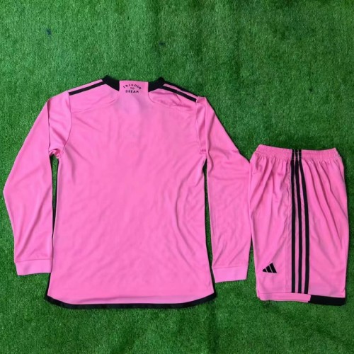24/25 Inter Miami home Long sleeve kids kit