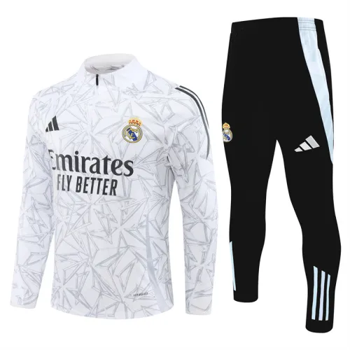24/25 Real Madrid Kids training suit white