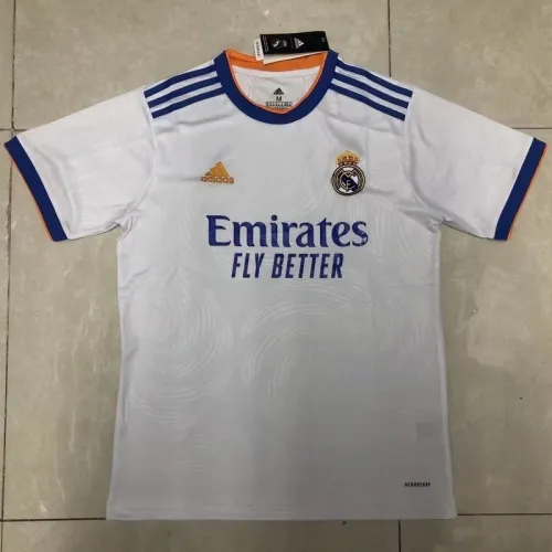 Retro 21/22 Real Madrid home football jersey