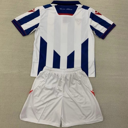 24/25 West Bromwich Albion home kids kit