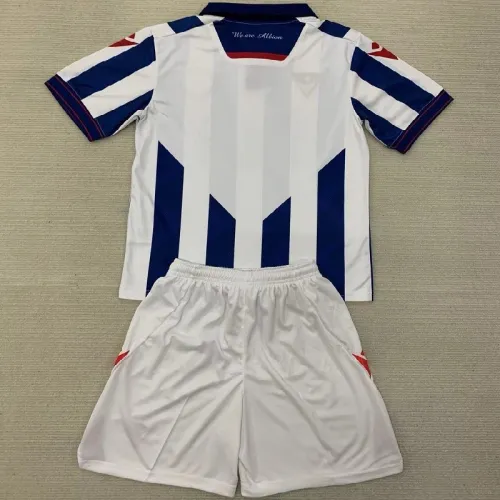 24/25 West Bromwich Albion home kids kit