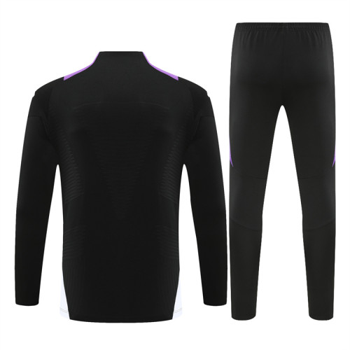 24/25 Real Madrid Kids training suit black Purple