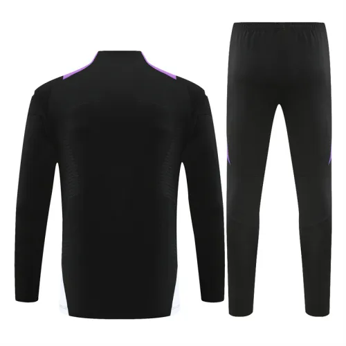 24/25 Real Madrid Kids training suit black Purple