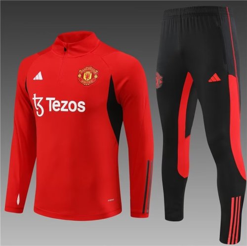 23/24 Manchester United kids red training suit