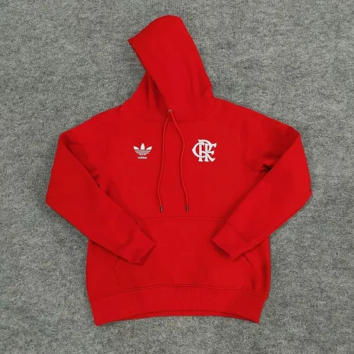 Retro Flamengo plush hoodie
