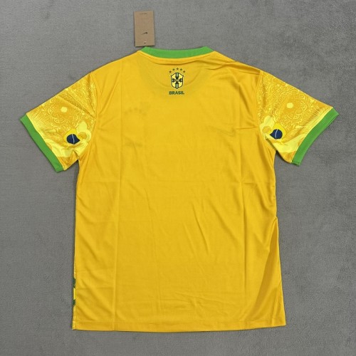 24/25 Brazil Jesus Version yellow football jersey