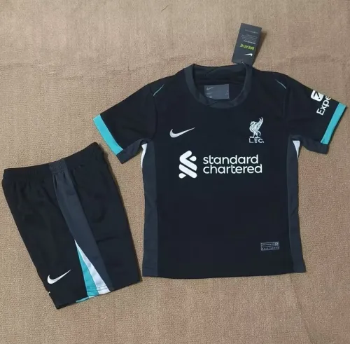 24/25 liverpool Away kids kit