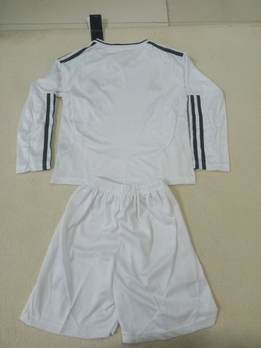 24/25 Real Madrid home kids kit Long sleeves