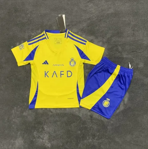 24/25 Al Nassr home kids kit