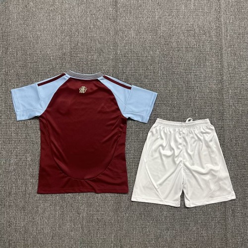 24/25 Aston Villa home kids kit