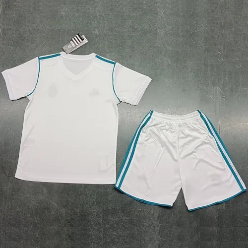 Retro 17/18 Real Madrid home kids kit with socks