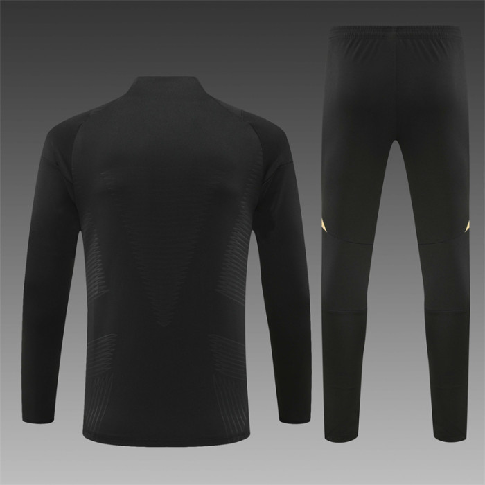 24/25 Real Madrid Adult training suit Black Gold