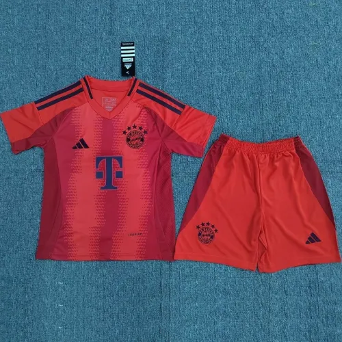 24/25 bayern munich home kids kit