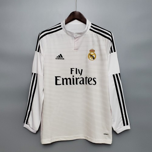 Retro Long Sleeve Real Madrid 14/15 home